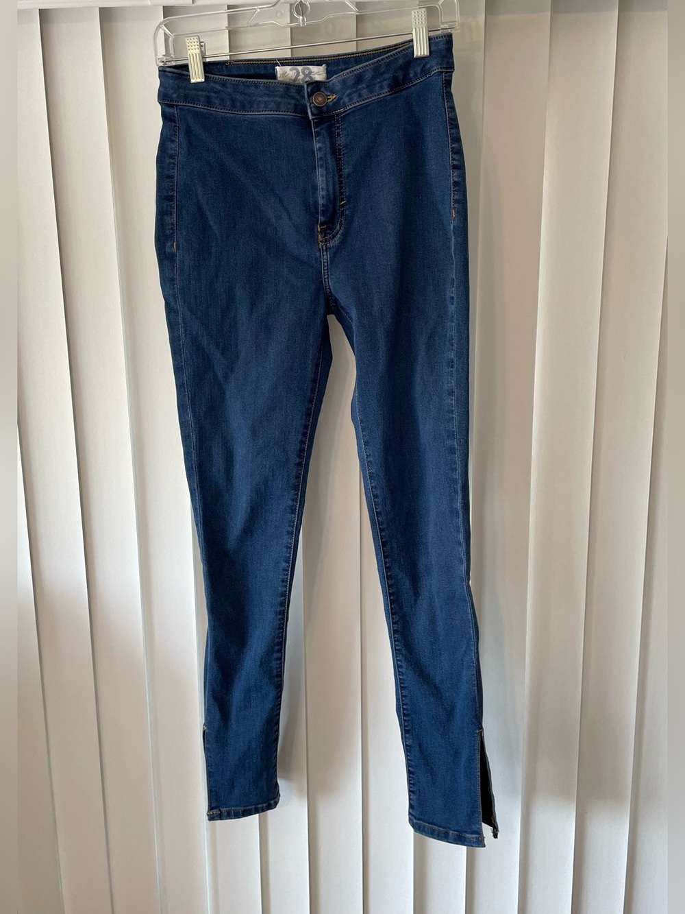 Free People Dark Blue Women's Skinny Jeans- Size 28
